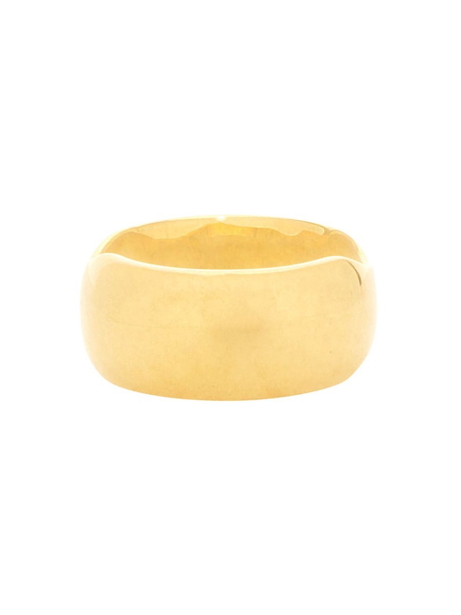 Balenciaga 'Maxi Band' ring — wide gold-tone band